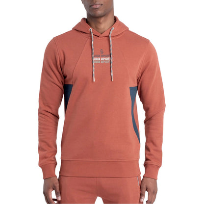 Cinnamon - Front - Luke Mens Munich Lettering Print Hoodie