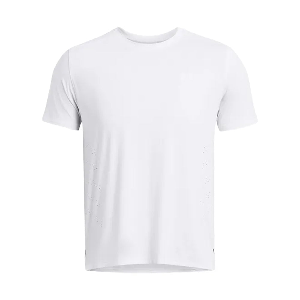 White - Front - Under Armour Mens Launch Elite T-Shirt