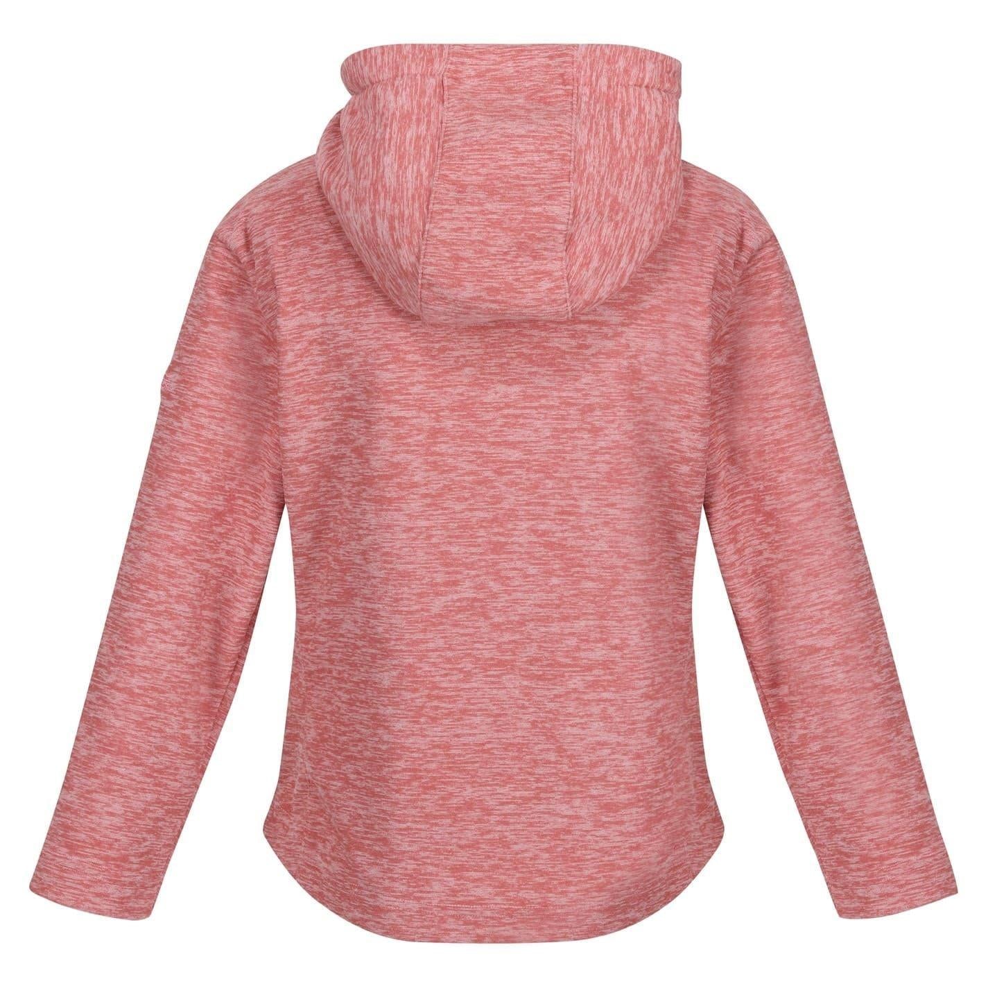 Pink Peony Marl - Back - Regatta Childrens-Kids Kacie Regular Hoodie