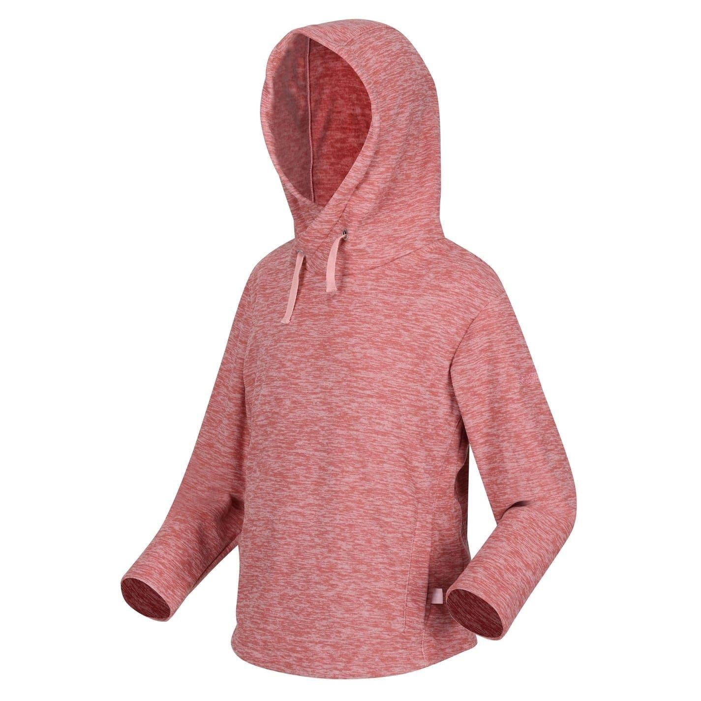 Pink Peony Marl - Side - Regatta Childrens-Kids Kacie Regular Hoodie