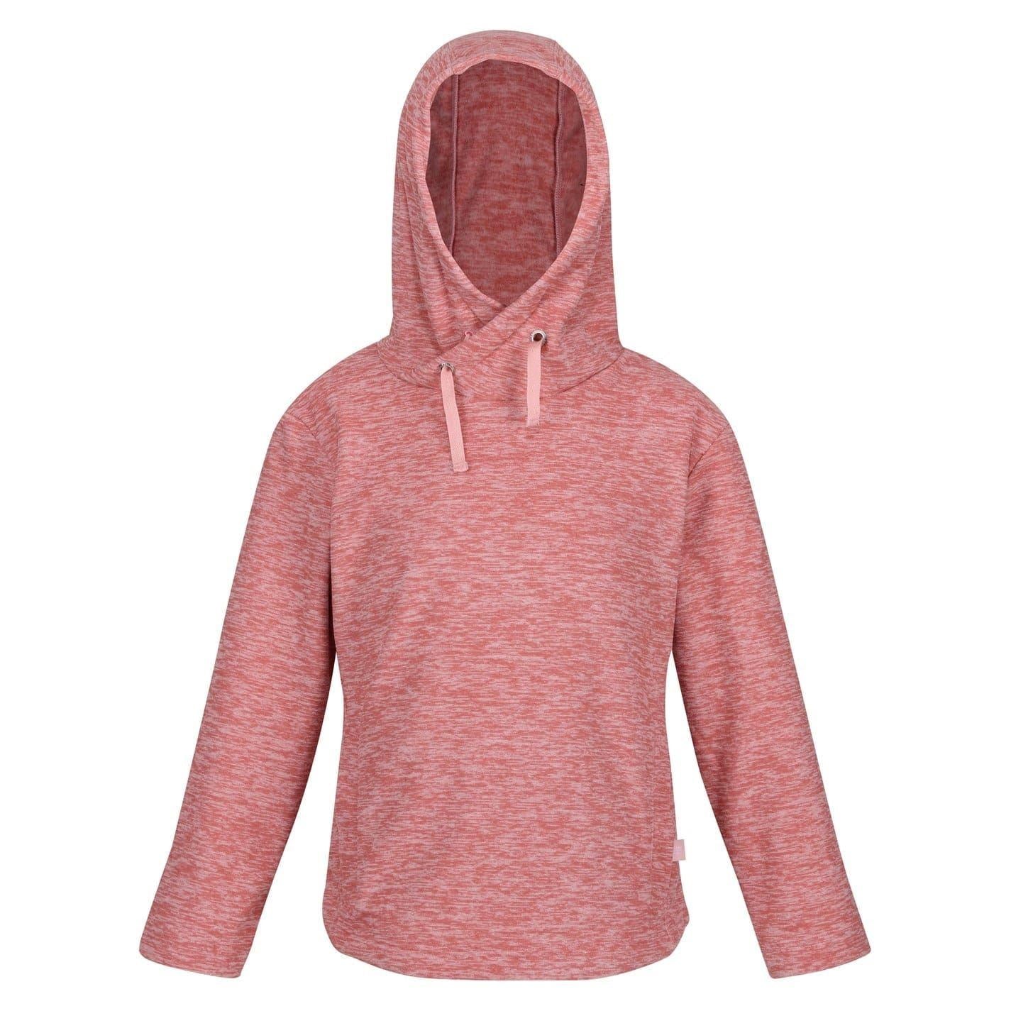 Pink Peony Marl - Front - Regatta Childrens-Kids Kacie Regular Hoodie