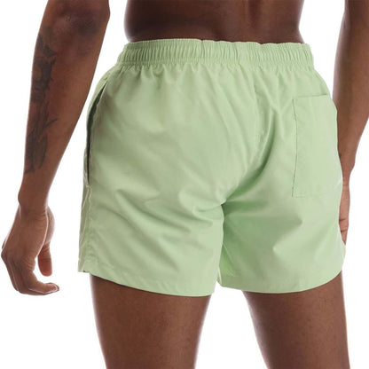 Green - Back - Hugo Mens Abas Swim Shorts