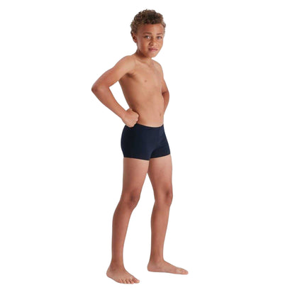 Navy - Side - Speedo Boys Eco Swim Shorts