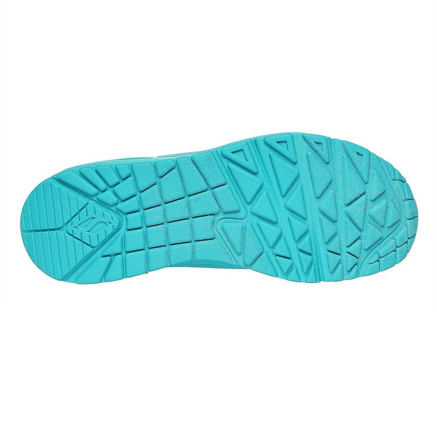 Turquoise - Back - Skechers Womens-Ladies Uno Trainers