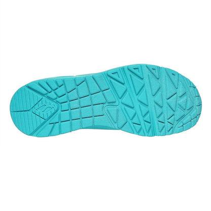 Turquoise - Back - Skechers Womens-Ladies Uno Trainers