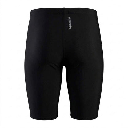 Black-Grey - Back - Speedo Mens Medley Logo Swim Shorts