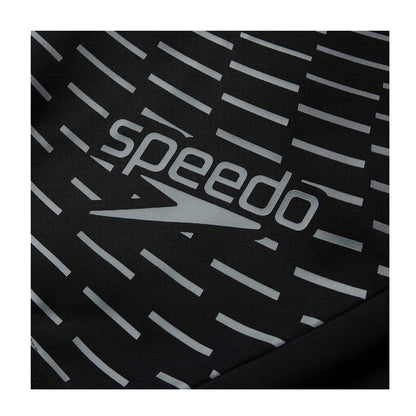 Black-Grey - Side - Speedo Mens Medley Logo Swim Shorts