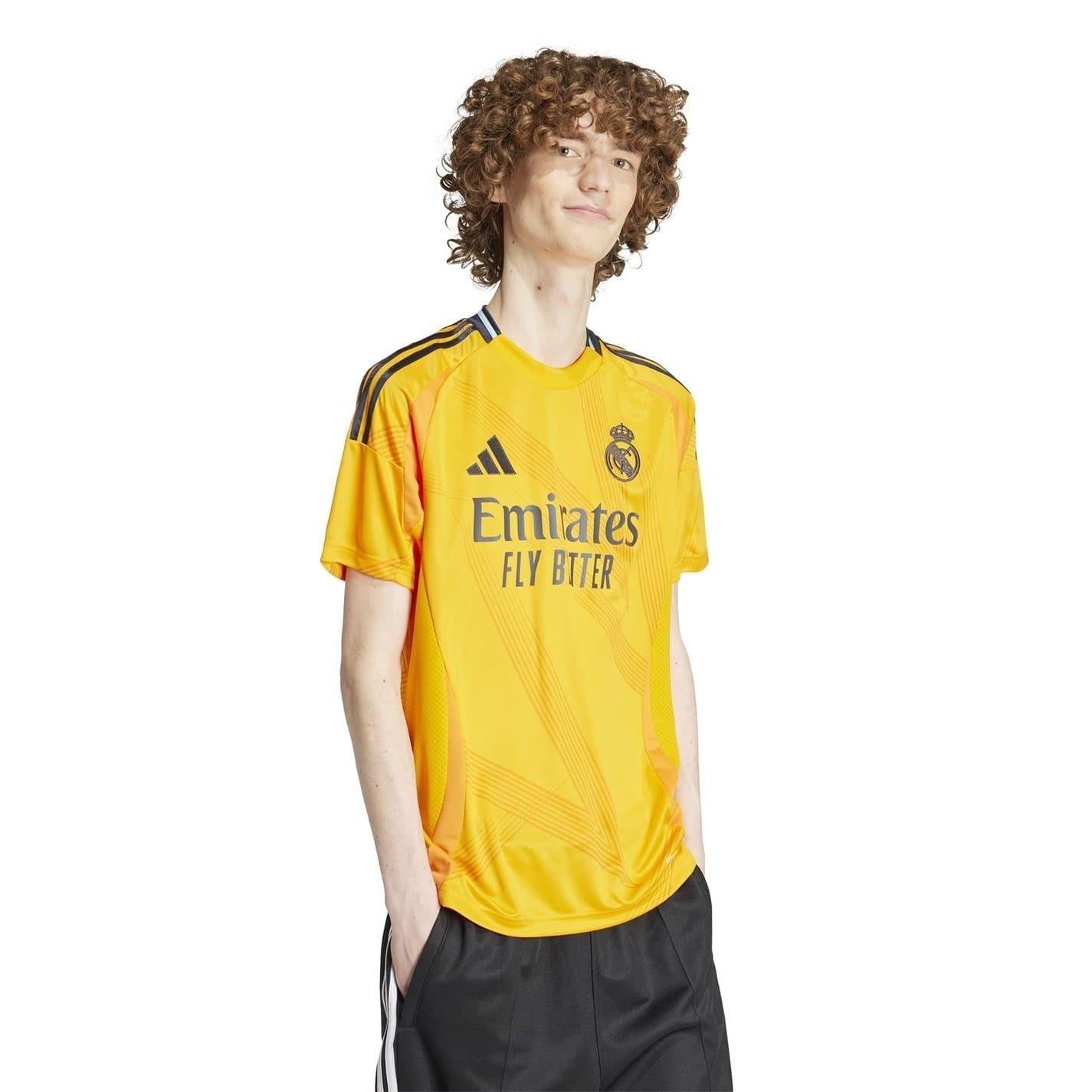 Orange - Lifestyle - Adidas Mens 2024-2025 Real Madrid CF Away Shirt