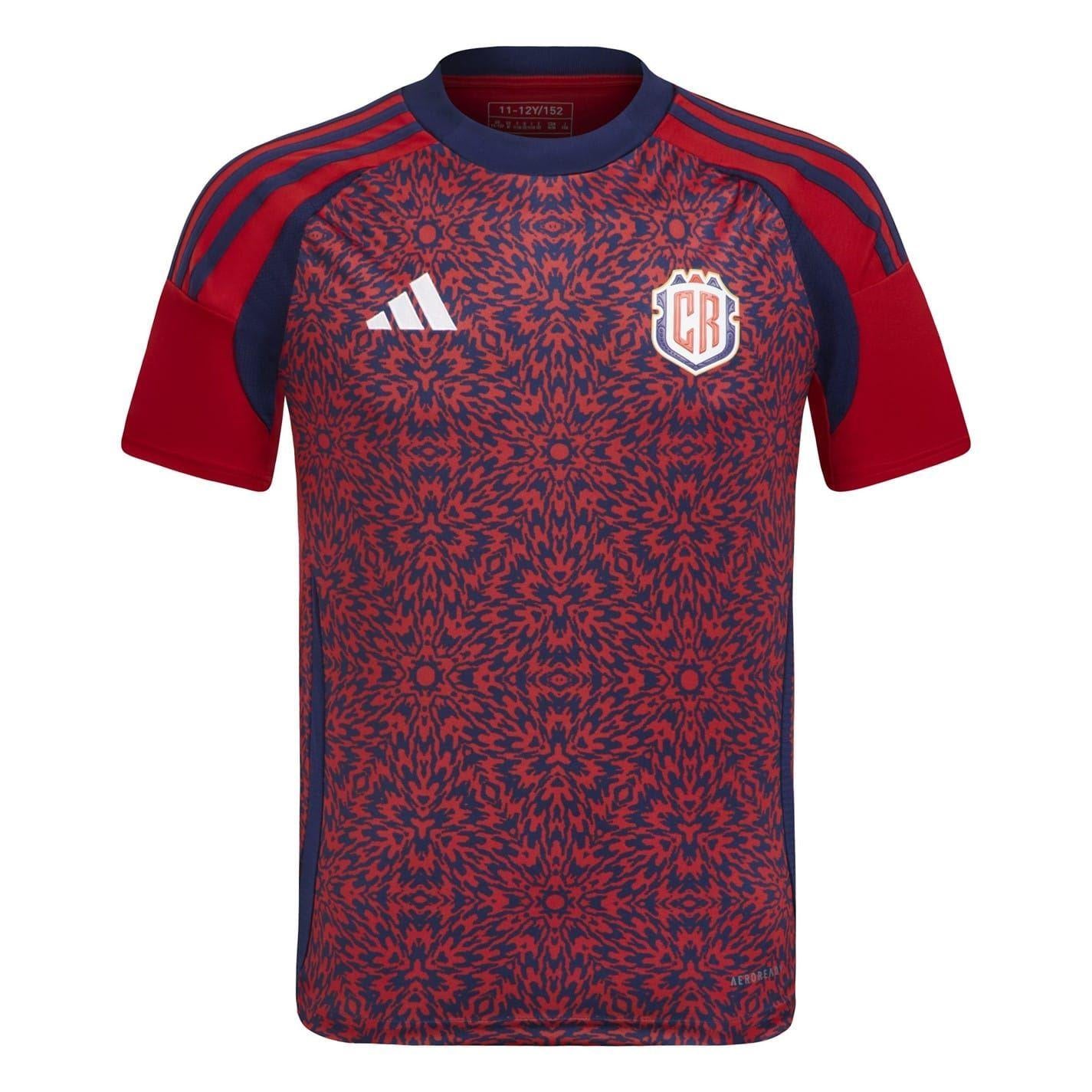 Burgundy - Front - Adidas Childrens-Kids 2024-2025 F.C. Copenhagen Away Shirt