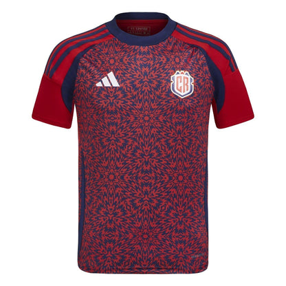 Burgundy - Front - Adidas Childrens-Kids 2024-2025 F.C. Copenhagen Away Shirt