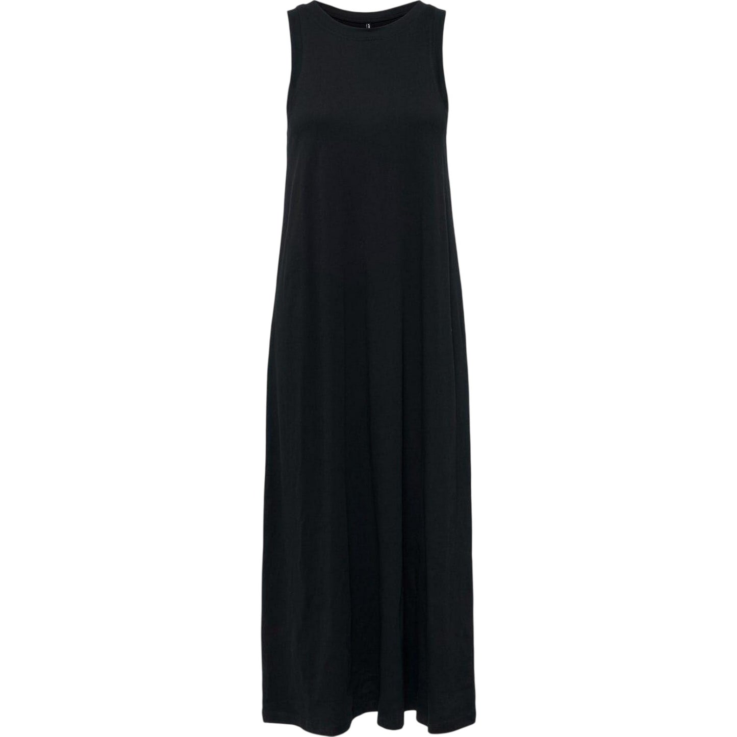 Black - Front - Only Womens-Ladies May Life Logo Crew Neck Sleeveless Maxi Dress