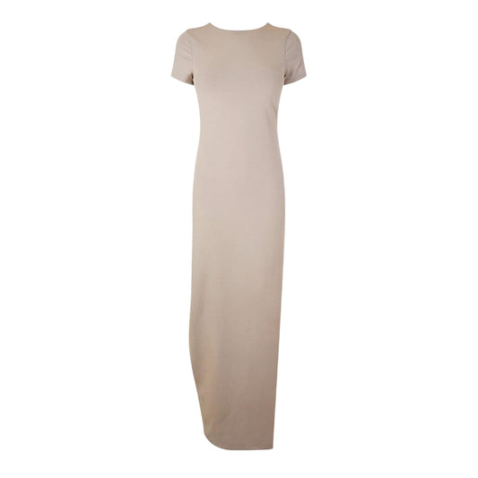 Taupe - Front - Jack Wills Womens-Ladies Cotton Blend Scoopback Bodycon Dress