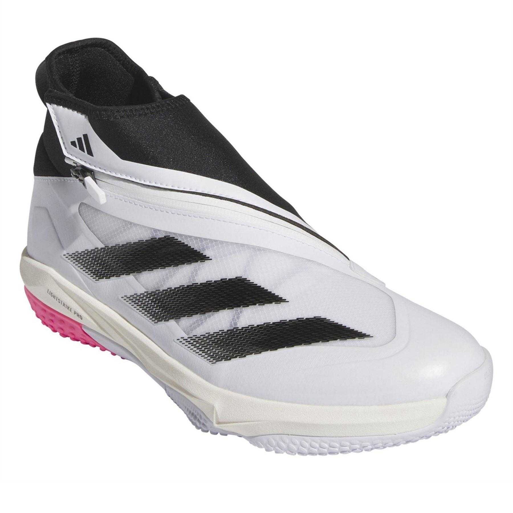 White - Pack Shot - Adidas Mens Impact + Side Zip Baseball Shoes