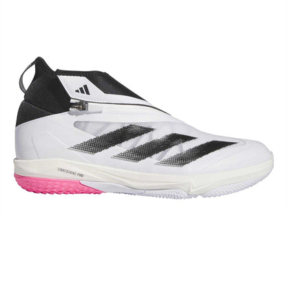White - Front - Adidas Mens Impact + Side Zip Baseball Shoes