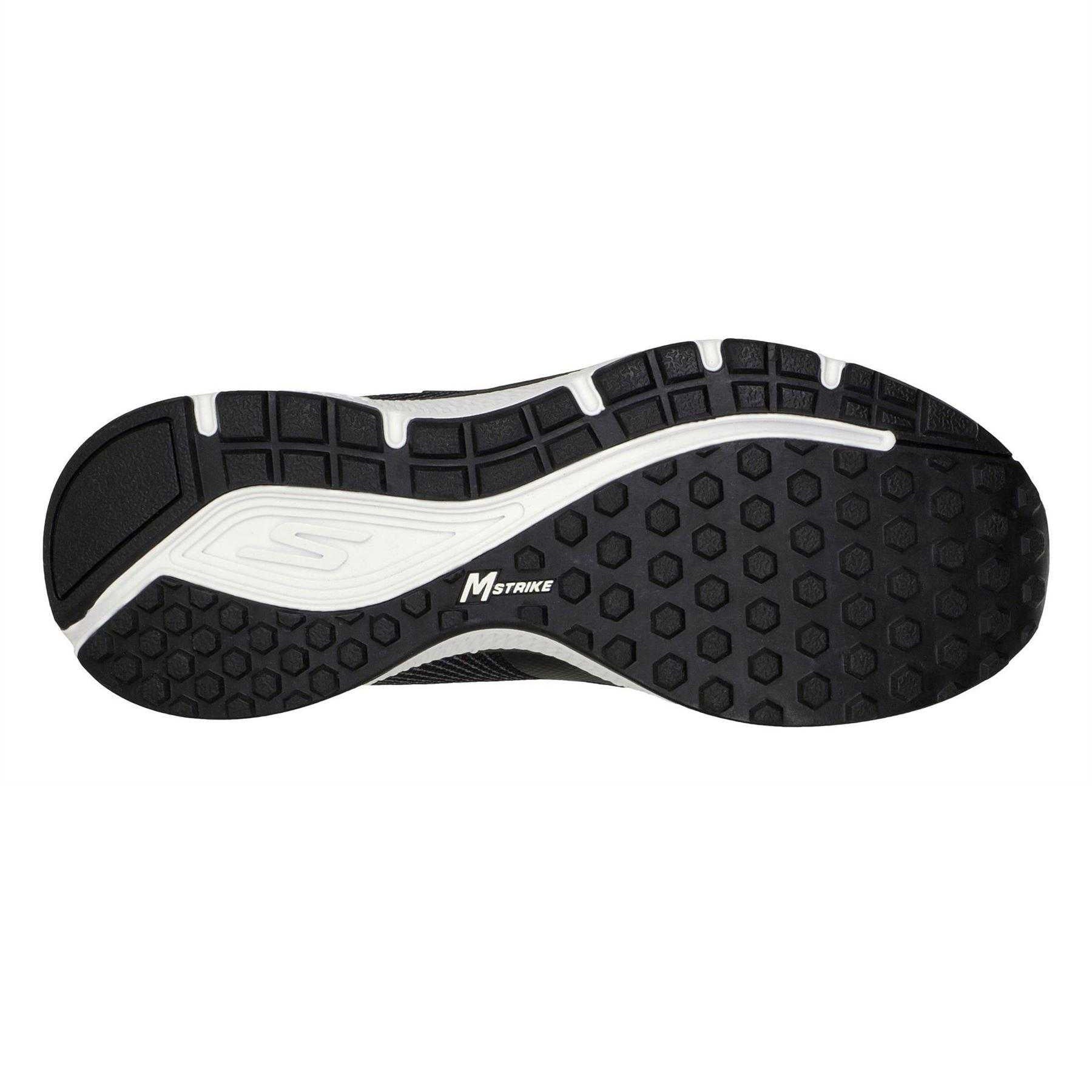 Black-Silver - Back - Skechers Womens-Ladies Gorun Consistent Trainers
