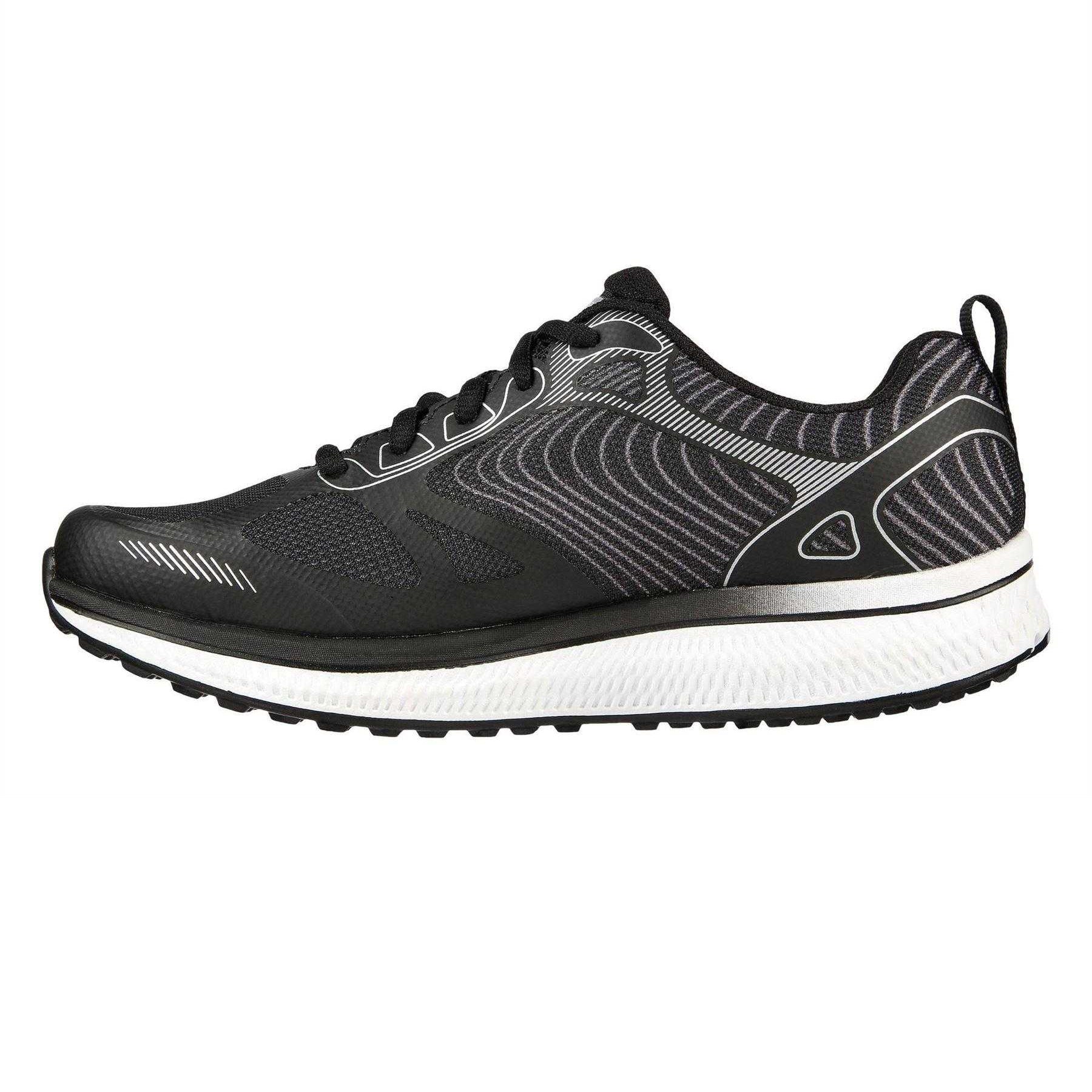 Black-Silver - Lifestyle - Skechers Womens-Ladies Gorun Consistent Trainers