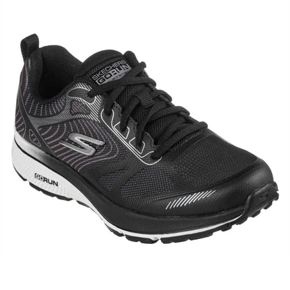 Black-Silver - Pack Shot - Skechers Womens-Ladies Gorun Consistent Trainers