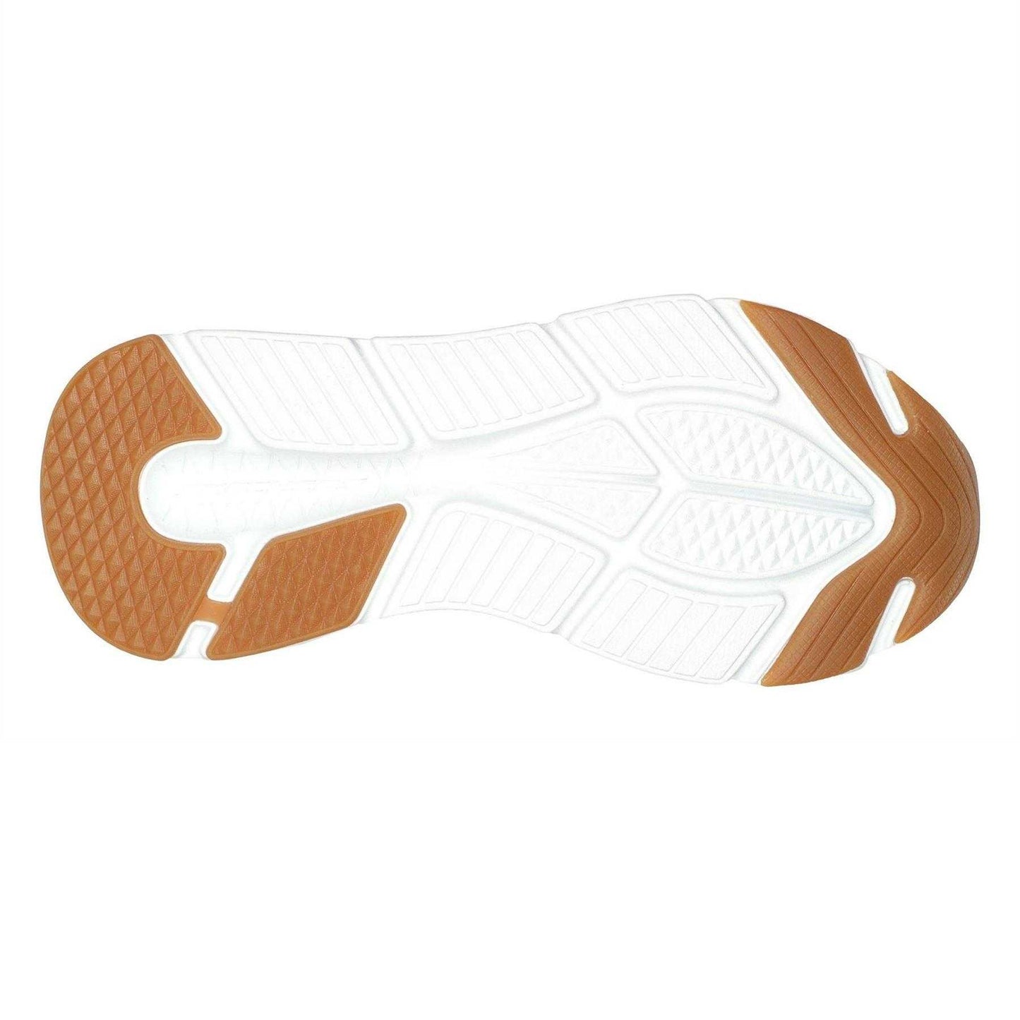 White-Rose Gold - Back - Skechers Womens-Ladies Max Cushioning Elite Trainers