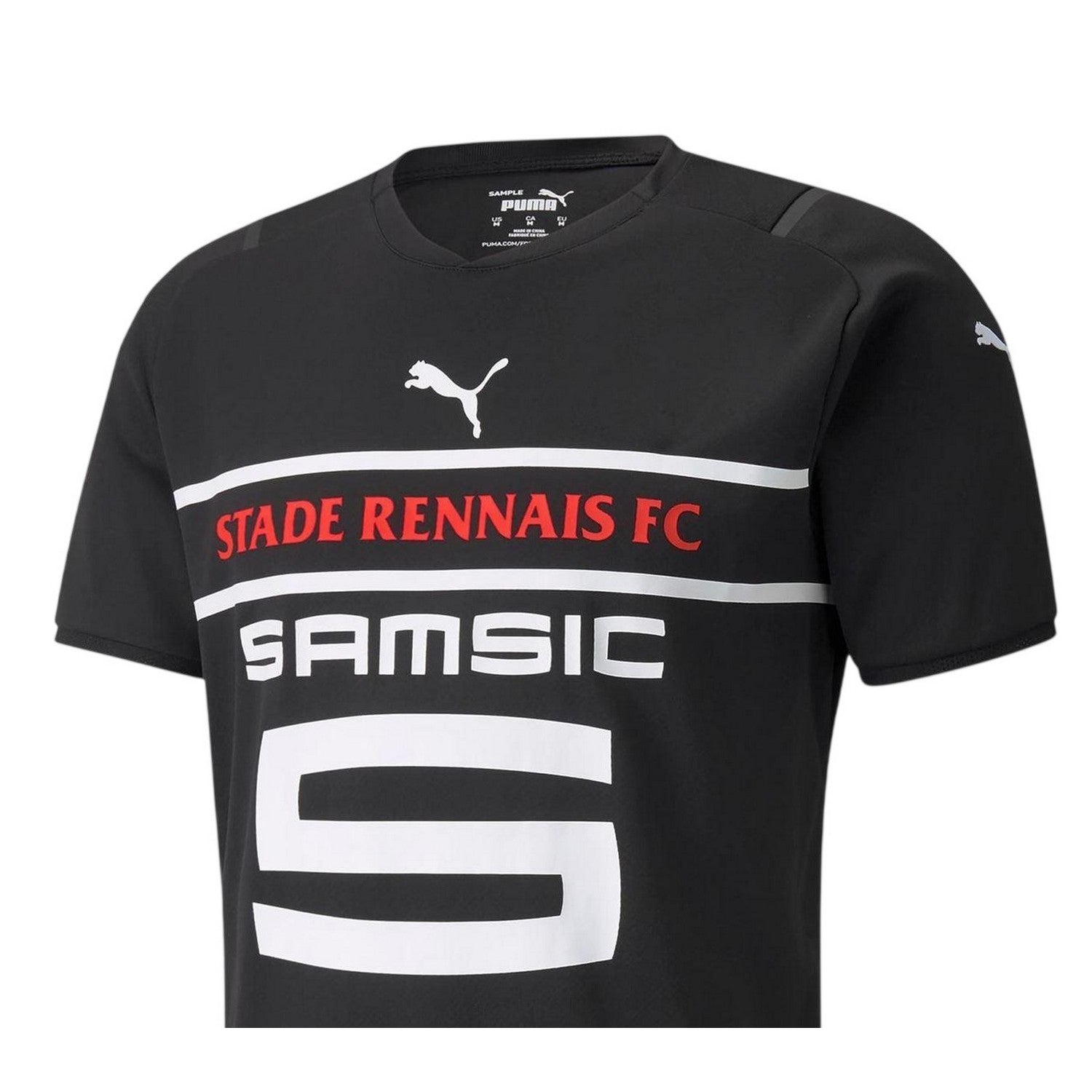Black - Lifestyle - Puma Mens Stade Rennais FC T-Shirt