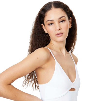 Vintage White - Side - Jack Wills Womens-Ladies Cut Out Spaghetti Strap Midi Dress