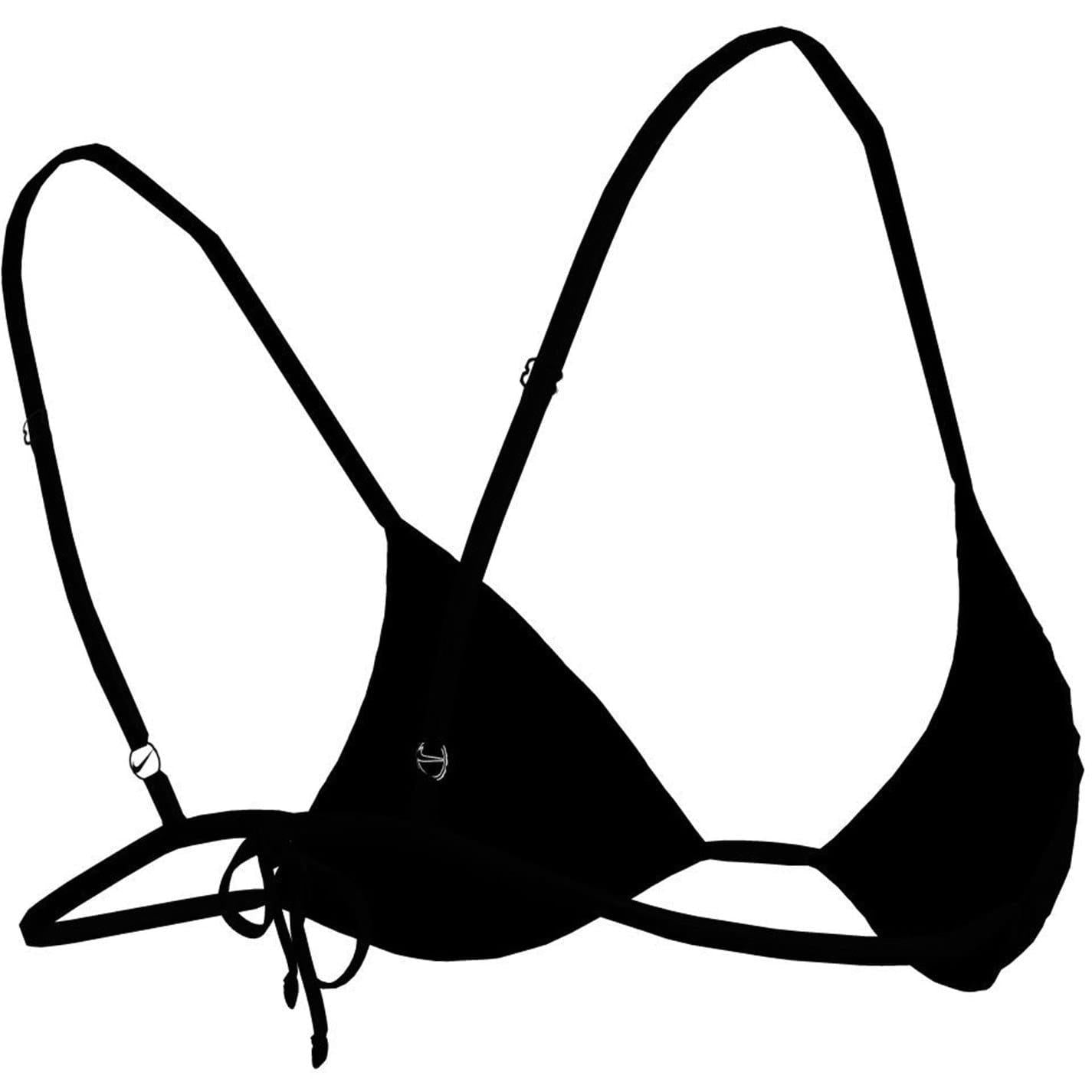 Black - Back - Nike Womens-Ladies Logo Bikini Top