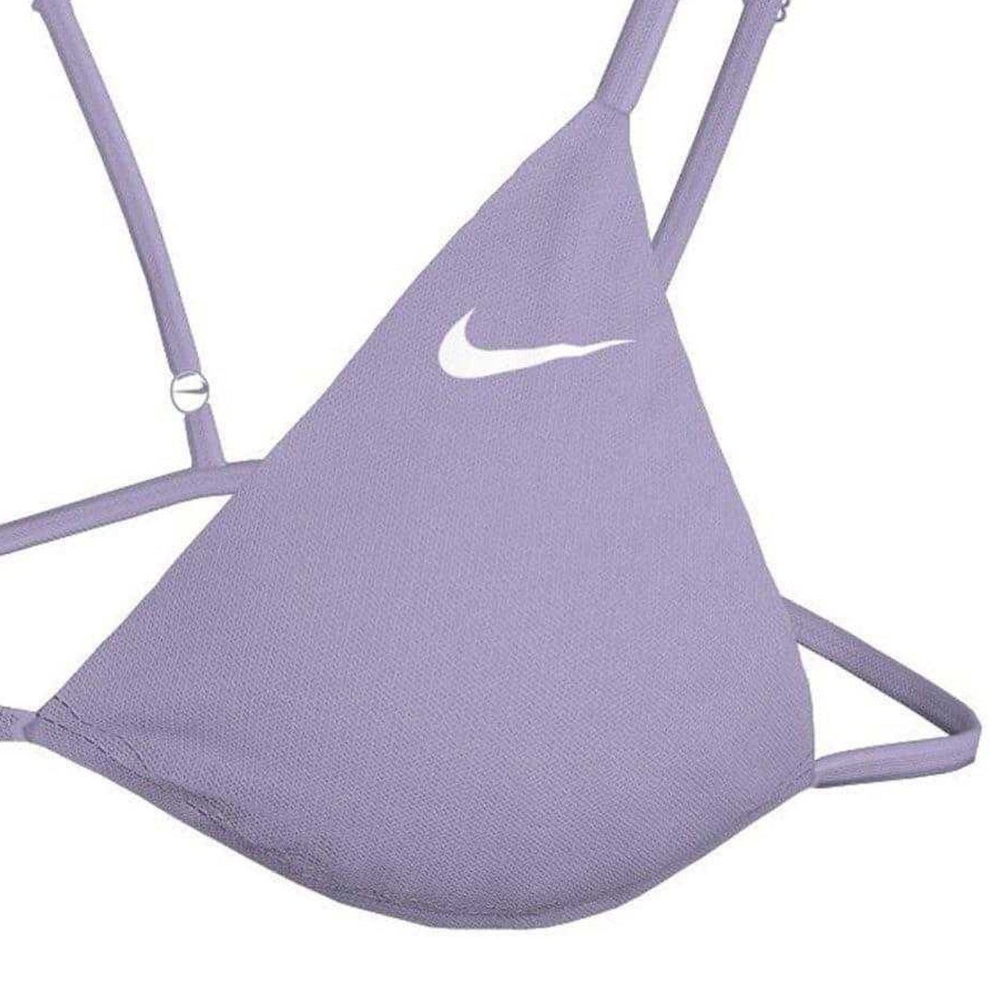 Hydrangea - Side - Nike Womens-Ladies Logo Bikini Top
