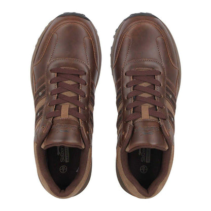 Brown - Lifestyle - Slazenger Mens Along Sleeve Memory Foam Walking Shoes