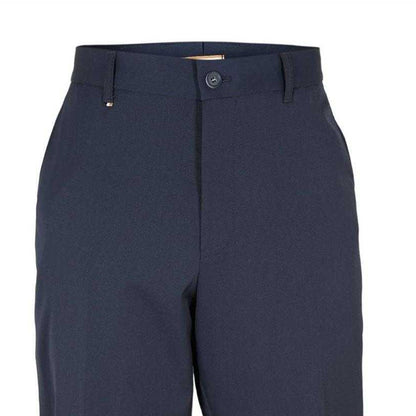 Dark Blue - Side - Boss Mens Perin Straight Leg Trousers