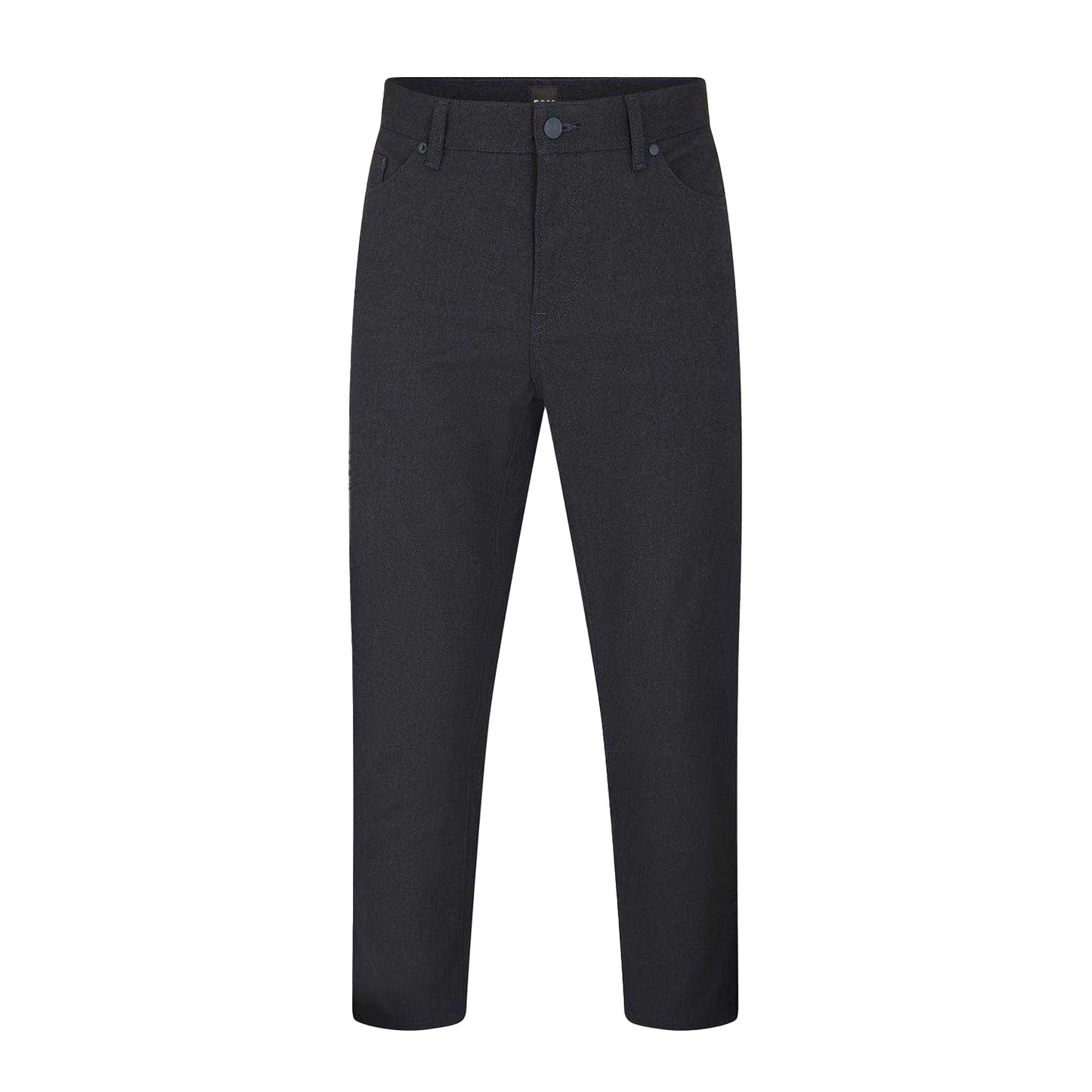 Dark Blue - Front - Boss Mens Re.Maine Straight Leg Chinos