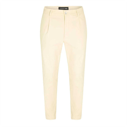 White - Front - Boss Mens Kane-PL Plain Straight Leg Trousers