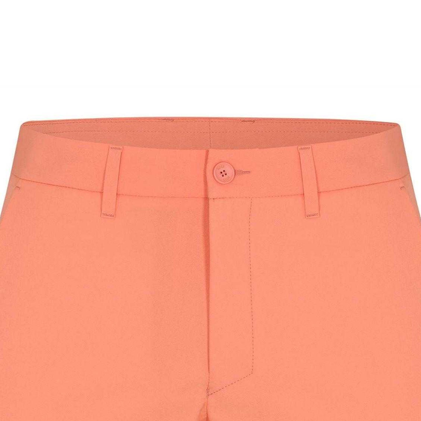 Orange - Back - Boss Mens Commuter Plain Shorts