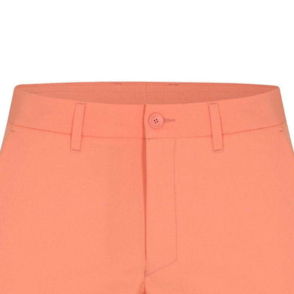 Orange - Back - Boss Mens Commuter Plain Shorts