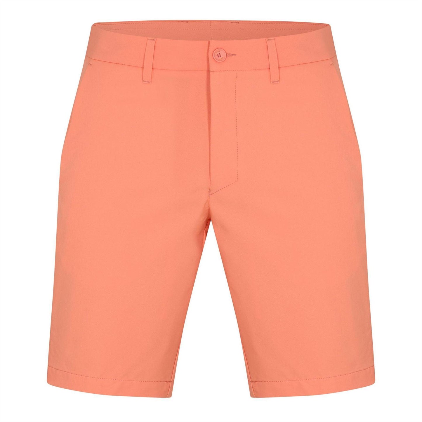 Orange - Front - Boss Mens Commuter Plain Shorts