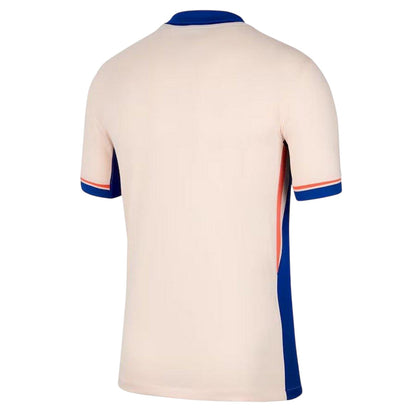 Cream-Orange - Back - Nike Childrens-Kids 24-25 Chelsea FC Away Shirt