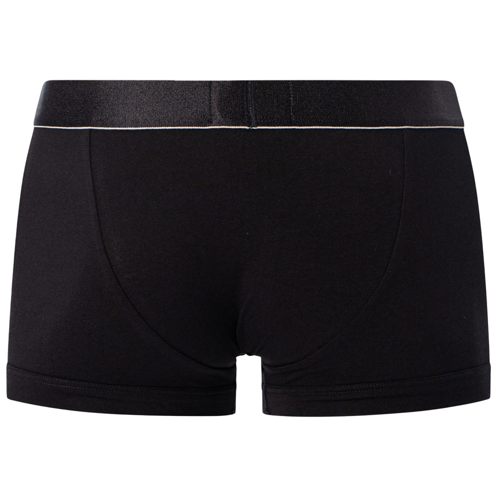 Black - Back - Emporio Armani Mens Eagle Logo Boxer Shorts (Pack of 3)