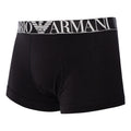 Black - Side - Emporio Armani Mens Eagle Logo Boxer Shorts (Pack of 3)