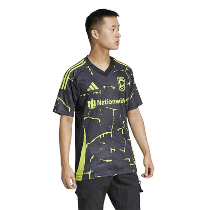 Black - Side - Columbus Crew Mens 25-26 Adidas Away Jersey