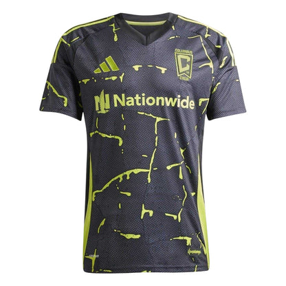 Black - Front - Columbus Crew Mens 25-26 Adidas Away Jersey