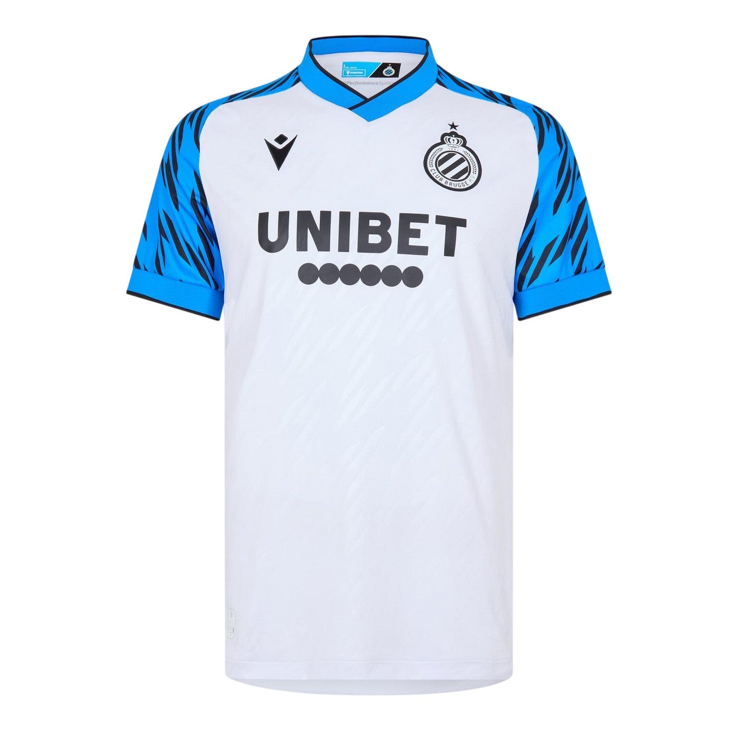 Black-Blue - Front - Club Brugge KV Mens 23-24 Macron Away Shirt