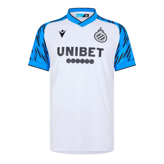 Black-Blue - Front - Club Brugge KV Mens 23-24 Macron Away Shirt
