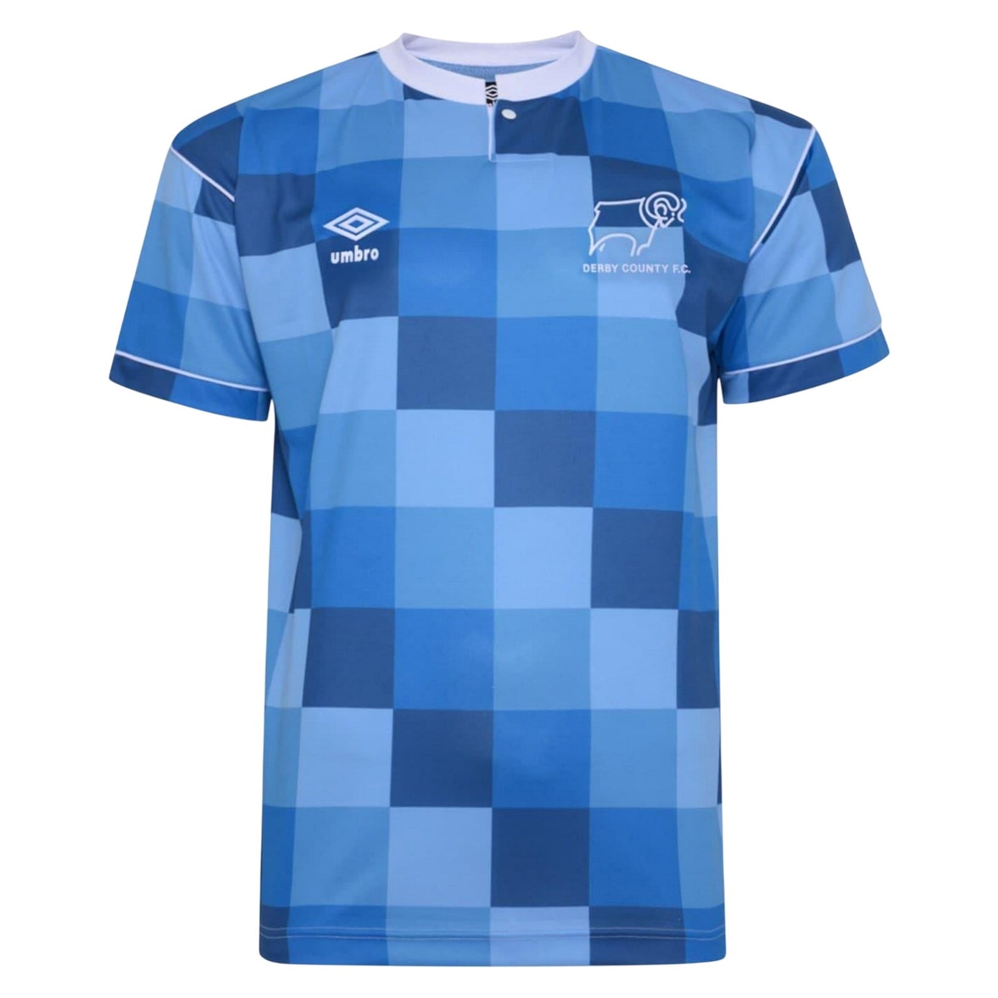 Blue - Front - Umbro Mens 1988 Derby County FC Football Shirt