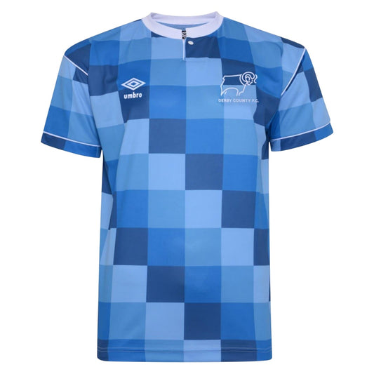 Blue - Front - Umbro Mens 1988 Derby County FC Football Shirt