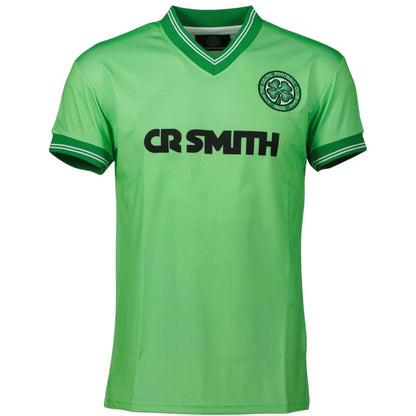 Green - Front - Celtic FC Mens 1984-86 Retro Away Jersey
