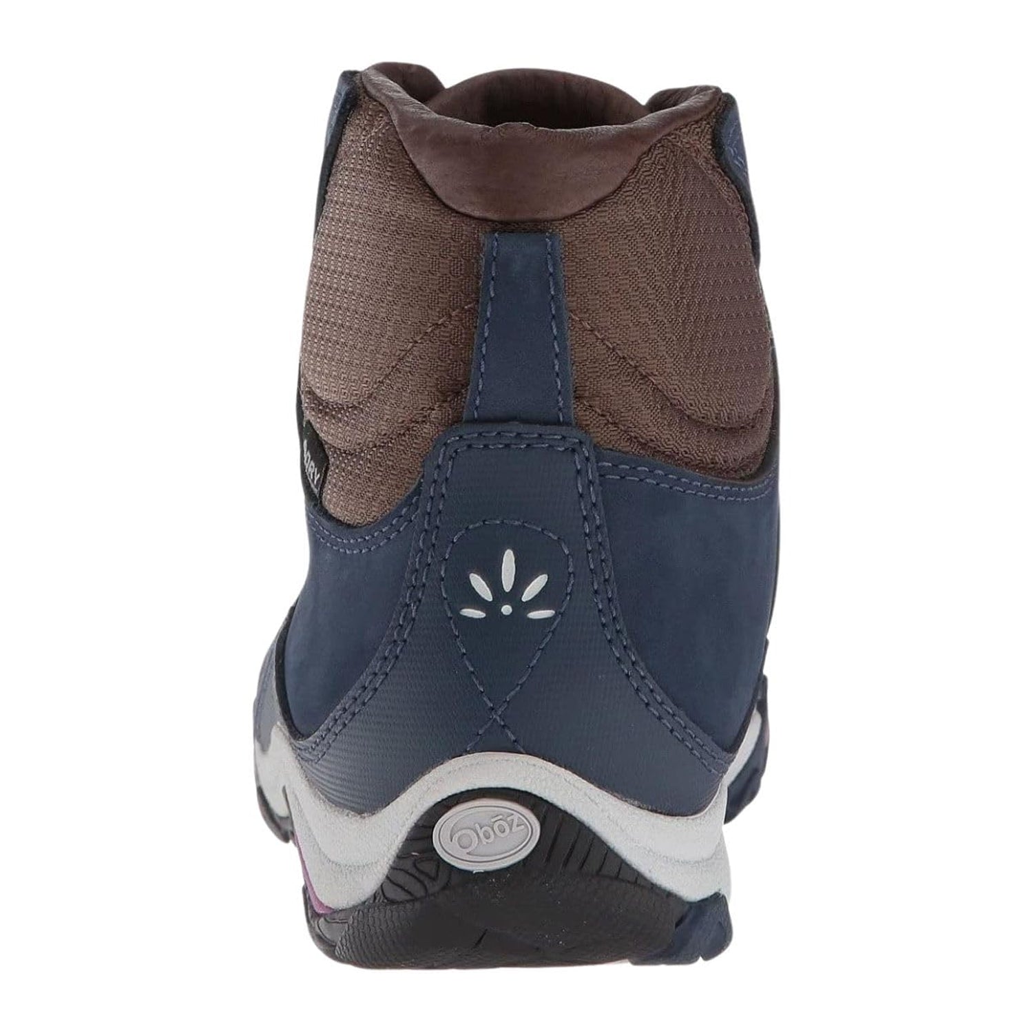 Blue - Back - Oboz Womens-Ladies Sapphire Nubuck Hiking Boots