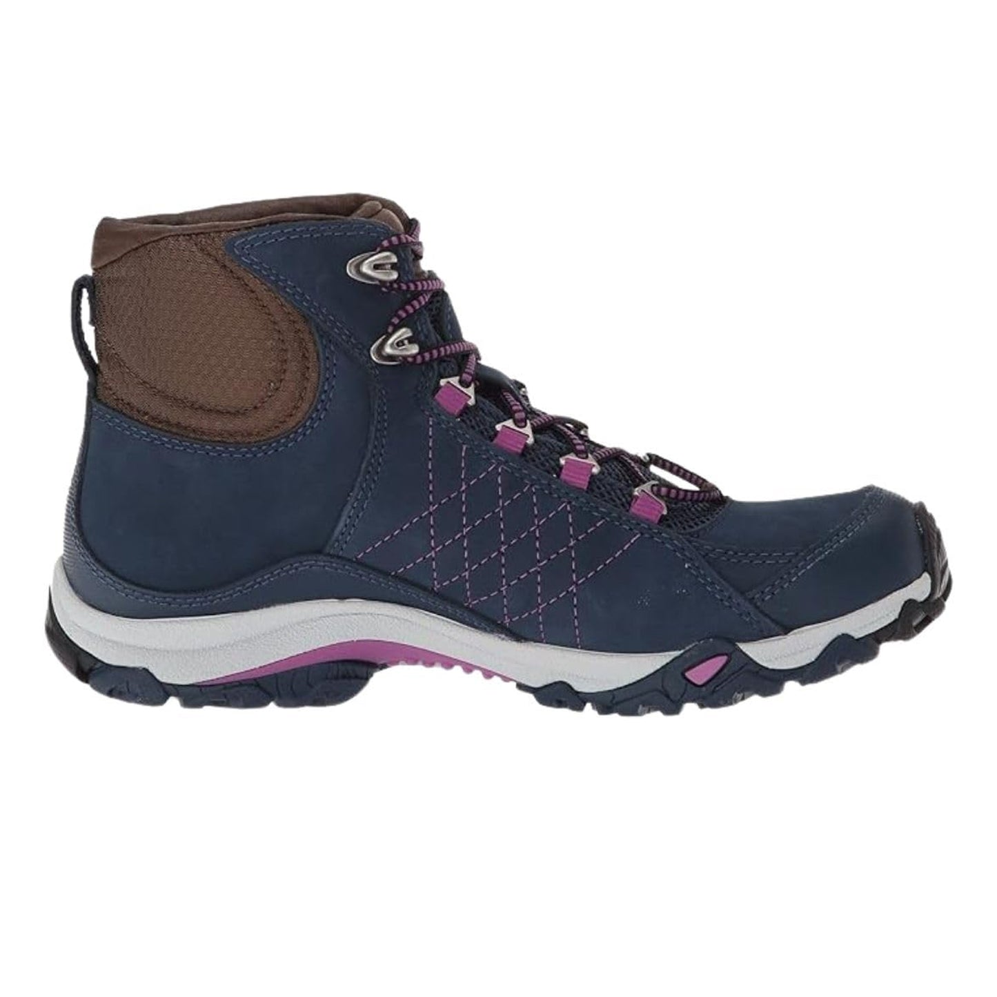 Blue - Front - Oboz Womens-Ladies Sapphire Nubuck Hiking Boots