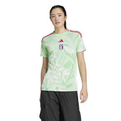 Green - Lifestyle - Adidas Womens-Ladies 2025 Italy Away Jersey