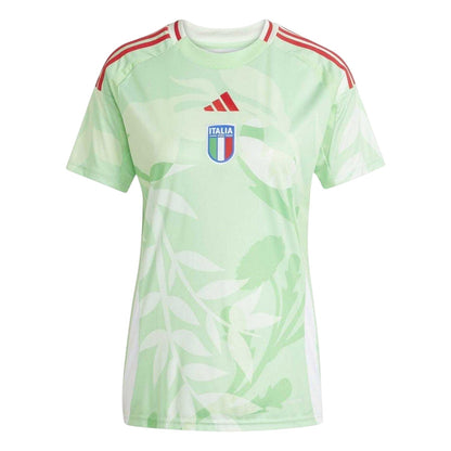 Green - Front - Adidas Womens-Ladies 2025 Italy Away Jersey