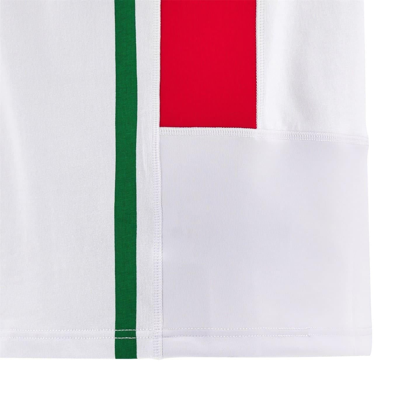 White-Green - Lifestyle - Macron Mens 24-25 Welsh Rugby Union Rugby Shirt