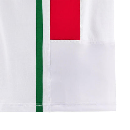 White-Green - Lifestyle - Macron Mens 24-25 Welsh Rugby Union Rugby Shirt