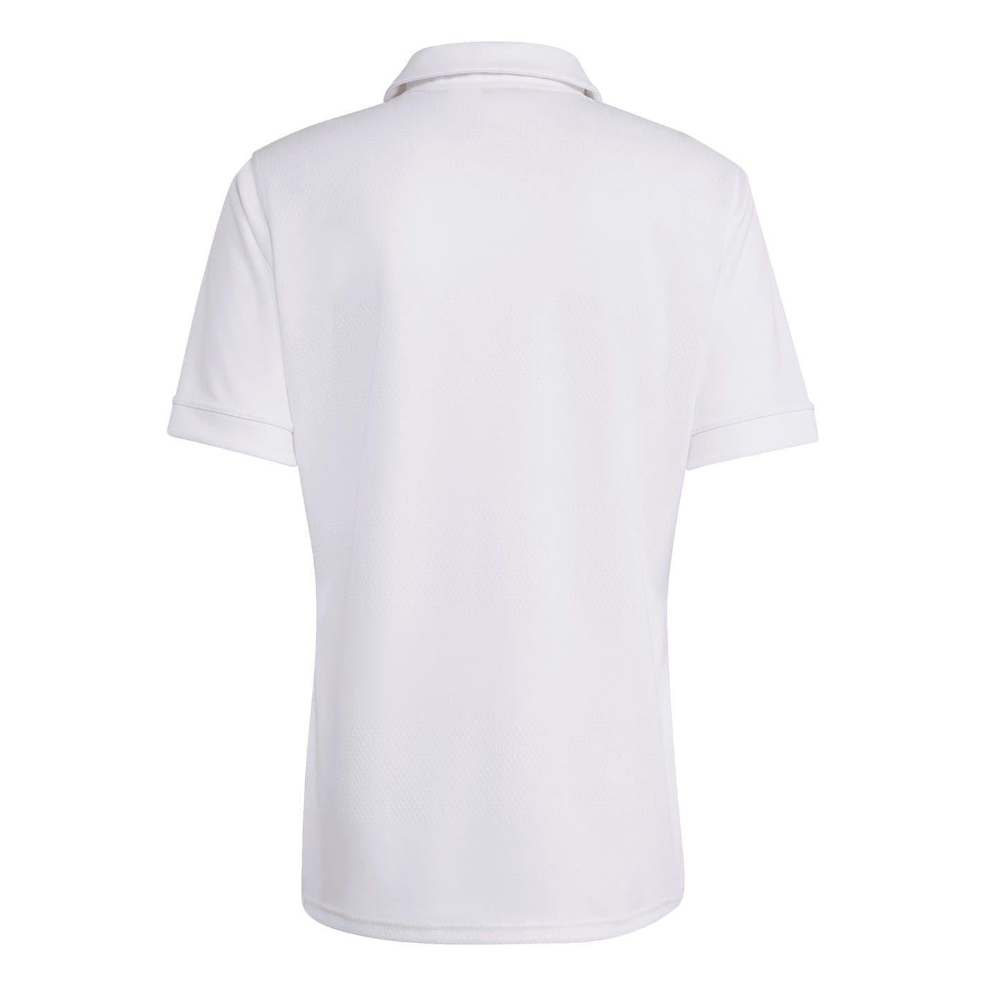 White - Back - Adidas Mens 2025 New Zealand All Blacks Polo Shirt